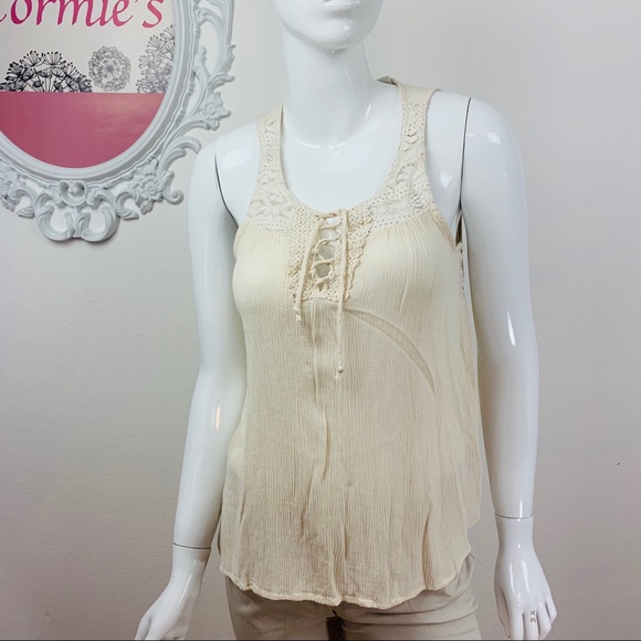 Anthropologie Others Follow /Cream Embroider Lace - Picture 2 of 7